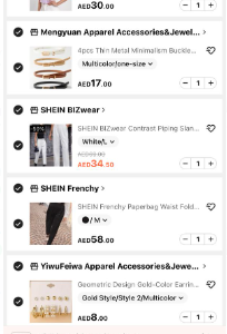 Shein New Order 18Products